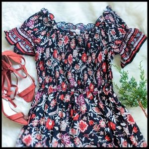 NWT Band of Gypsies Boho Ruffle Dress